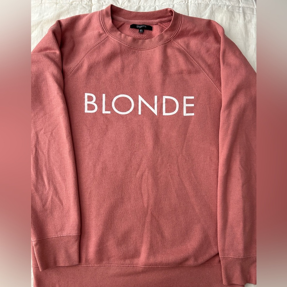 Brunette the Label “BLONDE” Sweater